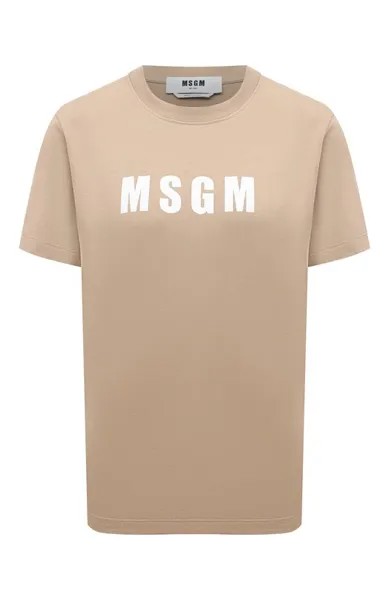 Хлопковая футболка MSGM