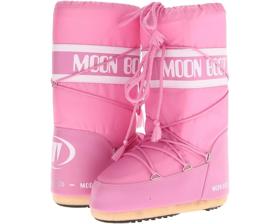 Ботинки MOON BOOT Moon Nylon, розовый