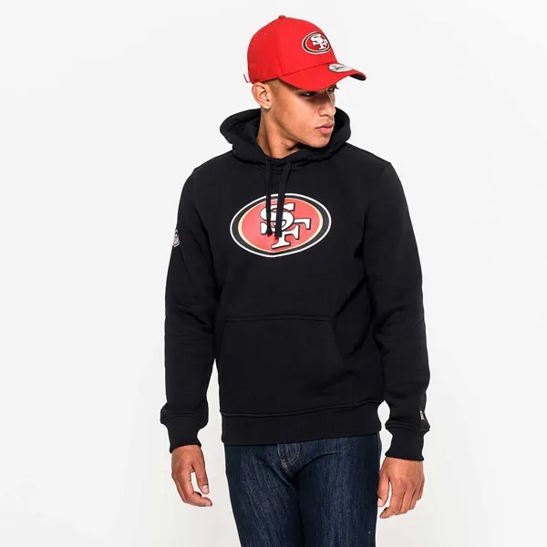 Толстовка NFL SAN FRANCISCO 49ERS TEAM LOGO HOODY New Era, цвет Steelers Schwarz