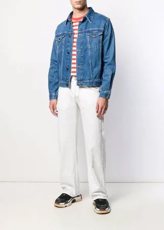Giorgio Armani Pre-Owned джинсы свободного кроя 1990-х годов с логотипом
