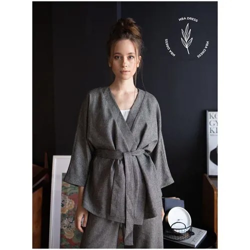 Пиджак ИВАdress, размер onesize/165-172, серый