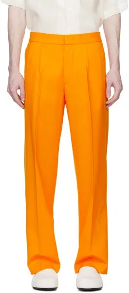 Оранжевые свободные брюки Bonsai