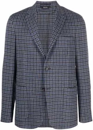 Z Zegna пиджак в клетку