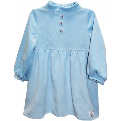 Платье ДАРИМИР, размер 80, голубой