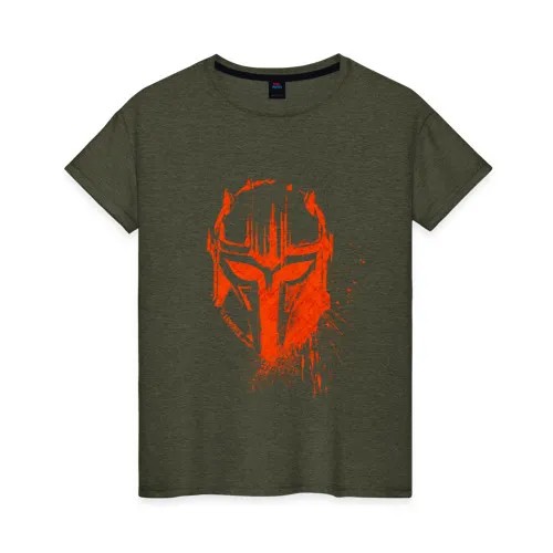 Футболка женская ВсеМайки 2177845 хаки XXXL