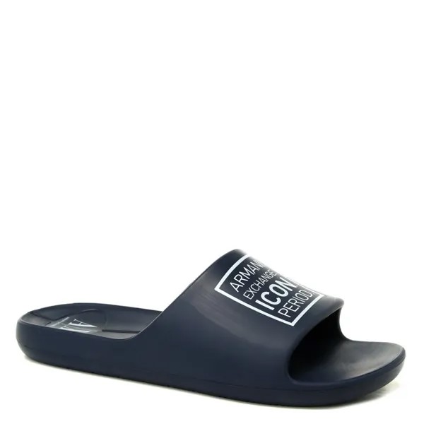 Шлепанцы мужские Armani Exchange XUP012 синие 44 EU