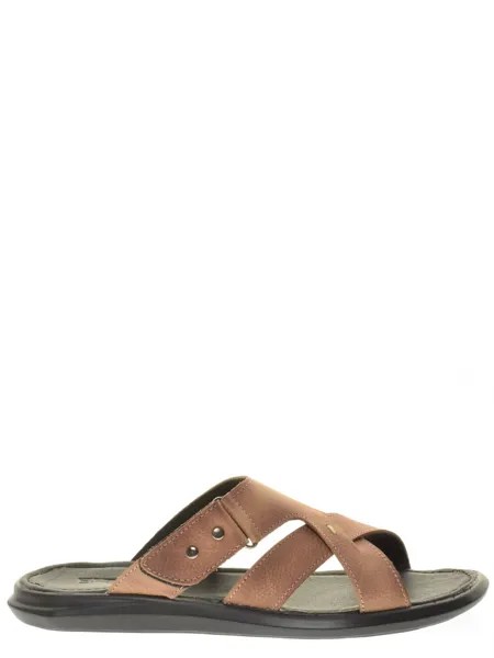 Пантолеты EL Tempo мужские летние, размер 40, цвет коричневый, артикул ROD26 M7-27