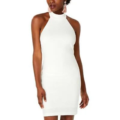 Женское белое облегающее полуформальное платье с блестками Teeze Me 9/10 BHFO 3117