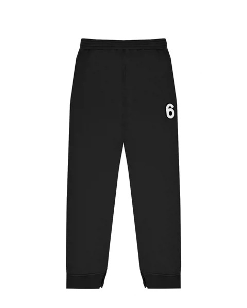 Черные спортивные брюки MM6 Maison Margiela детские