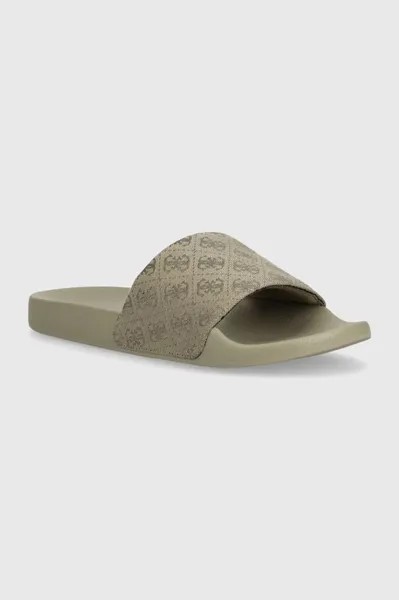 Шлепки Guess, серый