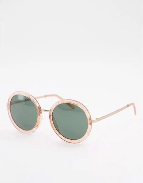 Круглые солнцезащитные очки в стиле oversize AJ Morgan-Коричневый цвет