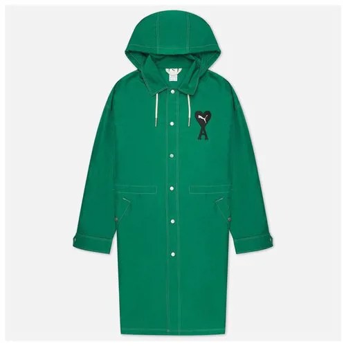 Плащ PUMA, демисезонный, водонепроницаемый, размер XL, зеленый