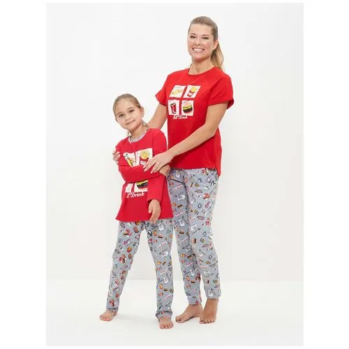 Пижама  CLEO, размер 36, красный