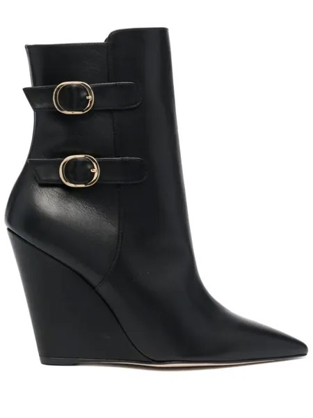 Stuart Weitzman ботильоны с заостренным носком, черный