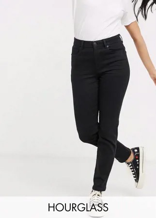 Черные джинсы скинни с завышенной талией American Eagle curvy-Черный цвет