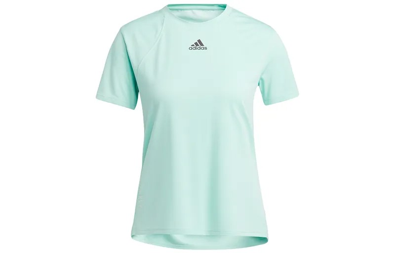 Футболка женская прозрачная мятно-зеленая Adidas