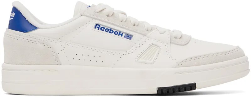 Бело-синие кроссовки Reebok Classics LT Court