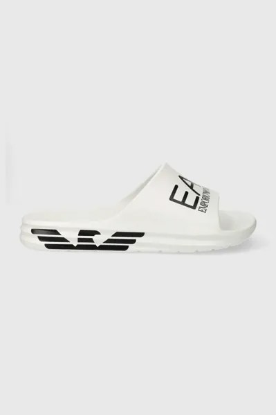 Шлепанцы EA7 Emporio Armani, белый