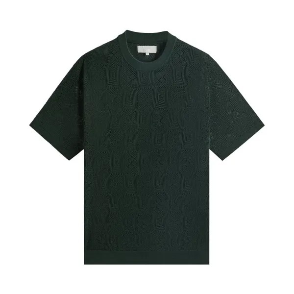 Рубашка Kith Tilden Crochet Shirt, зеленый