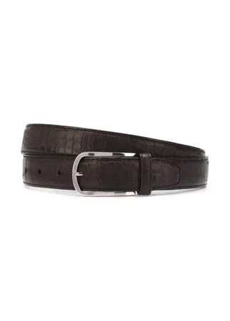 Ремень из кожи аллигатора Brunello Cucinelli