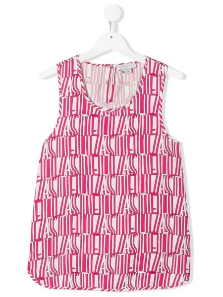 Stella McCartney Kids топ с принтом Stella Type