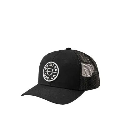 Brixton Crest C MP Mesh Hat Snapback (черный/черный) 6-панельная кепка