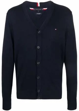 Tommy Hilfiger кардиган тонкой вязки с V-образным вырезом