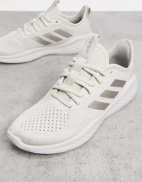 Кремовые кроссовки adidas Running Fluidflow-Белый