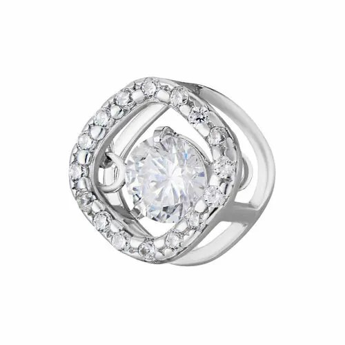 Подвеска Ювелир Карат, серебро, 925 проба, фианит