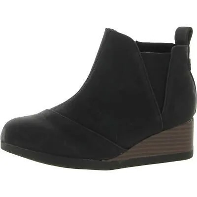 Ботинки на танкетке Toms Girls Youth Kelsey Black 1 Medium (B,M) Little Kid BHFO 6078