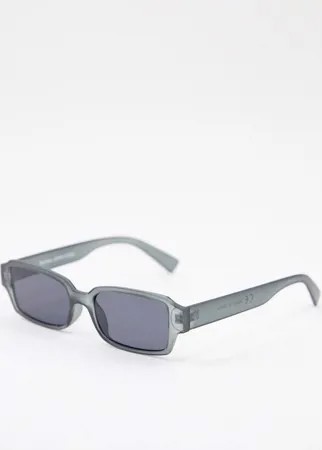 Черные квадратные солнцезащитные очки Bershka-Черный цвет