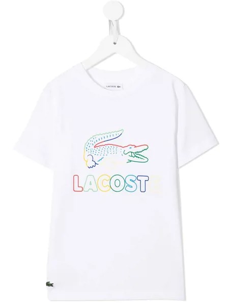 Lacoste Kids футболка с логотипом