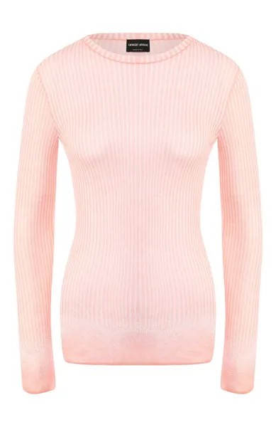 Пуловер из смеси вискозы и шелка Giorgio Armani
