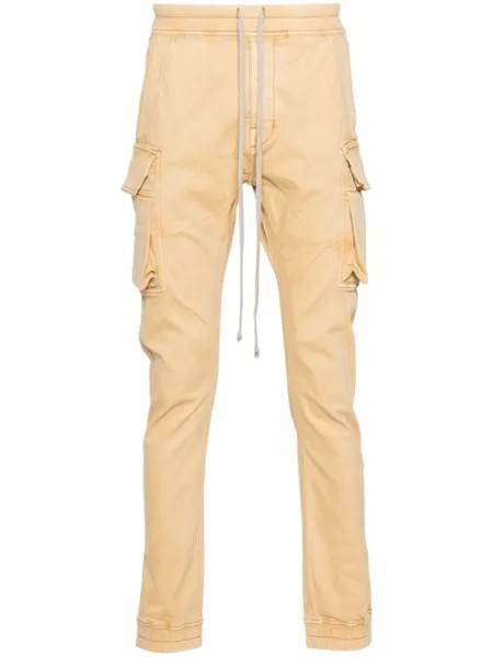 Джинсы скинни Mastodon Cut Rick Owens DRKSHDW, желтые