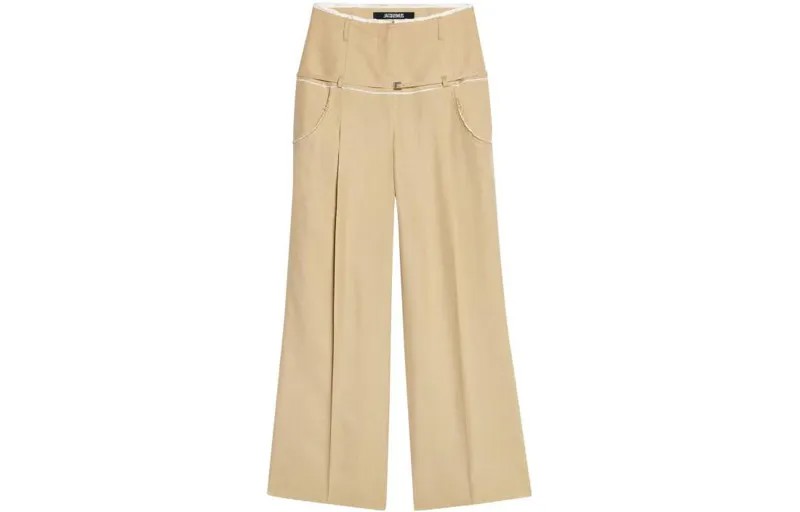 Jacquemus Женские повседневные брюки, цвет Beige