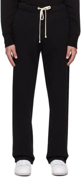 Черные классические спортивные штаны Les Tien, цвет Jet black