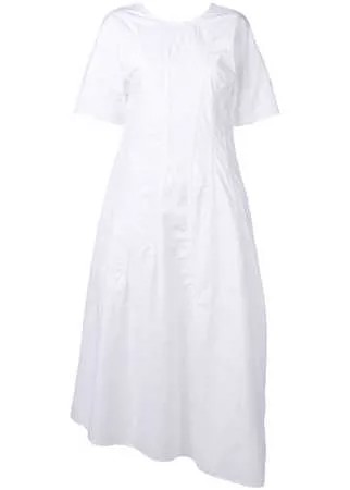 Jil Sander платье макси с короткими рукавами