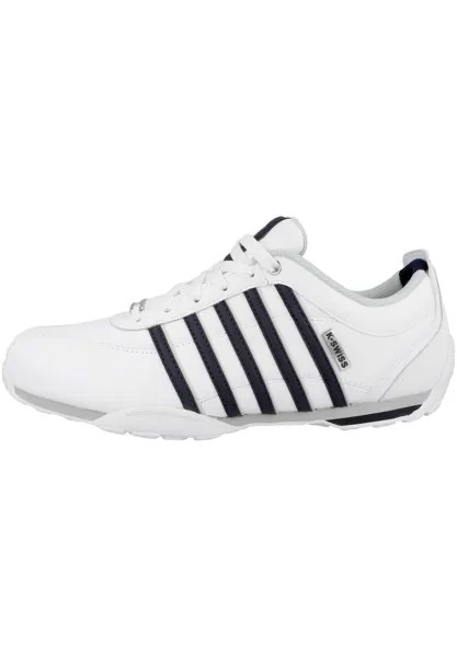 Низкие кроссовки ARVEE K-SWISS, белый темно-серый фиолетовый с разрезом