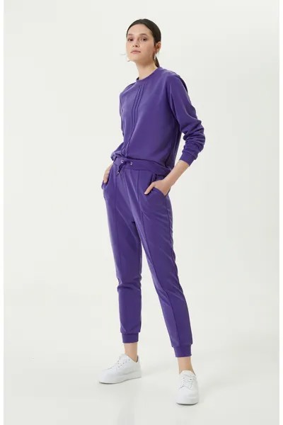 Неоново-фиолетовый спортивный костюм с резиновыми штанинами Network, фиолетовый