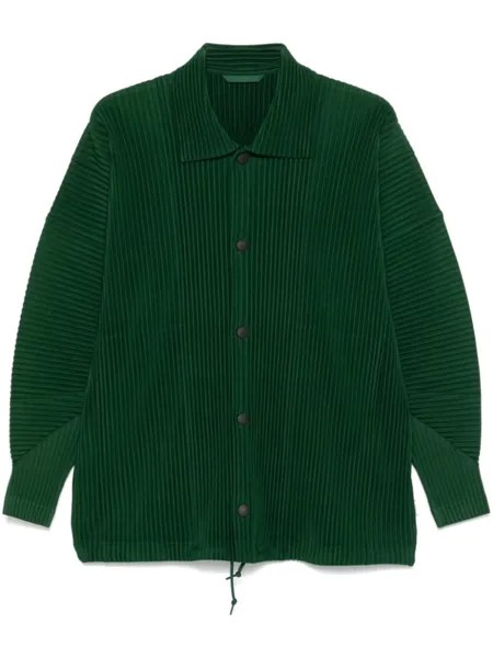 Homme Plissé Issey Miyake куртка-рубашка MC August, зеленый