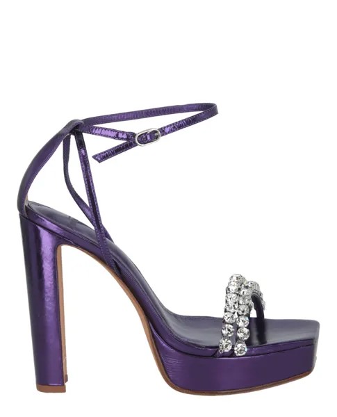 Сандалии Lenny на высоком каблуке Alexandre Birman, фиолетовый