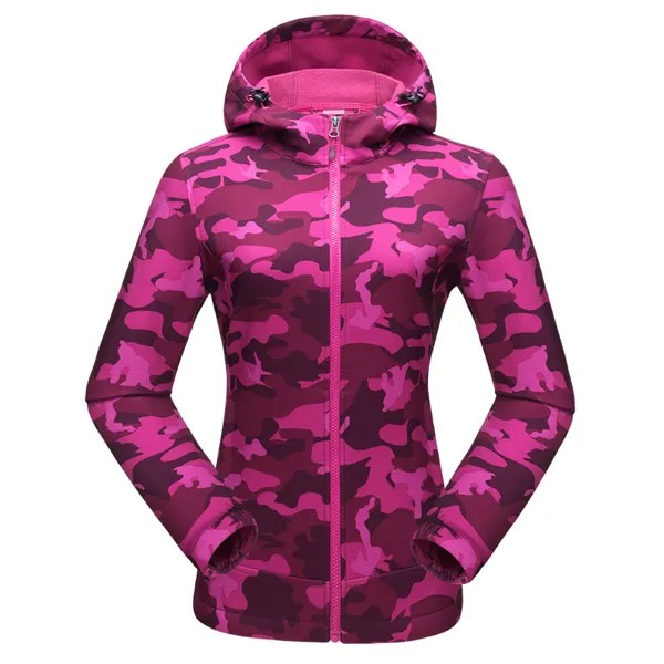 Куртка Tectop Женская тактическая, уличная водонепроницаемая ветрозащитная Спортивная камуфляжная куртка с мягкой оболочкой, весна-осень