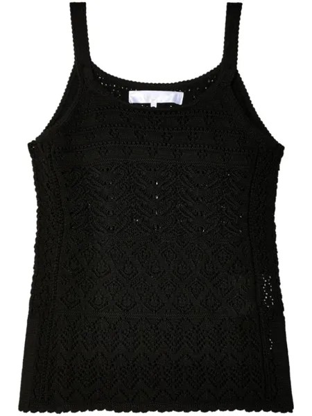 Comme des Garçons топ рыхлой вязки, черный