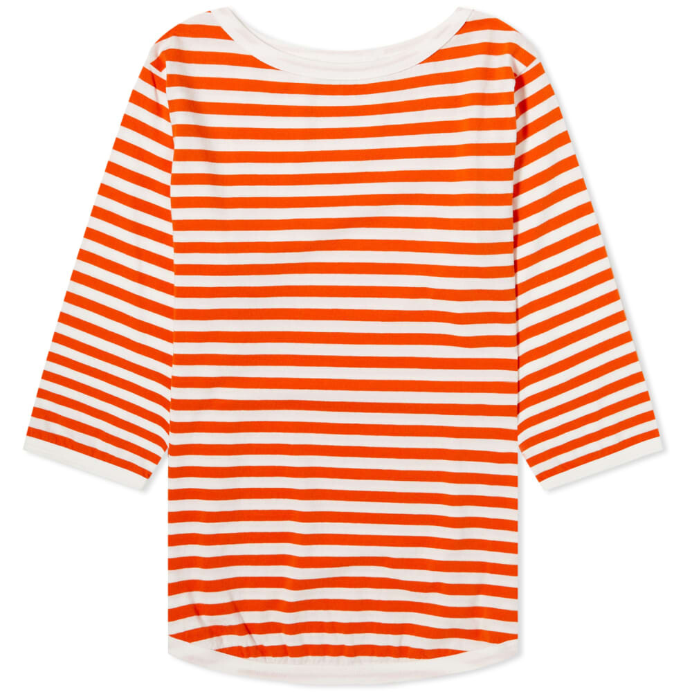 Футболка Beams Boy 3/4 Sleeve Stripe Tee