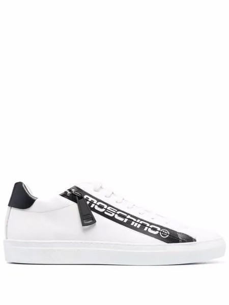 Moschino кеды с молнией с логотипом