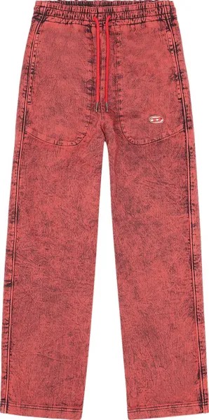 Джинсы Diesel D-Martians NE FS Sweat Jeans 'Red', красный