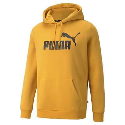 Puma Ess Logo Pullover Hoodie Mens Size S Повседневная верхняя одежда 586687-37