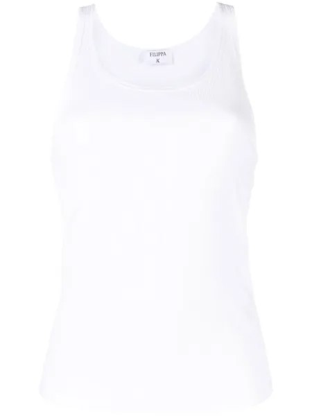 Filippa K топ с U-образным вырезом, белый
