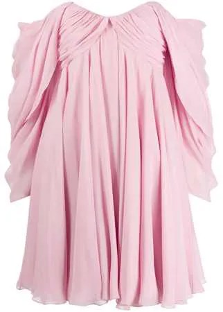 Giambattista Valli расклешенное коктейльное платье с открытыми плечами