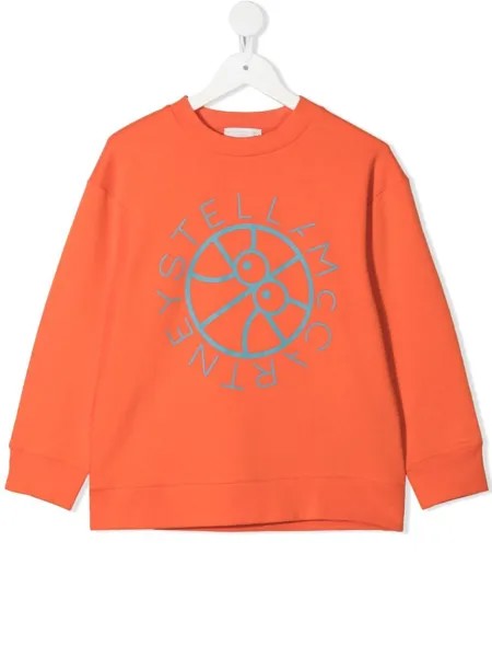 Stella McCartney Kids толстовка с принтом